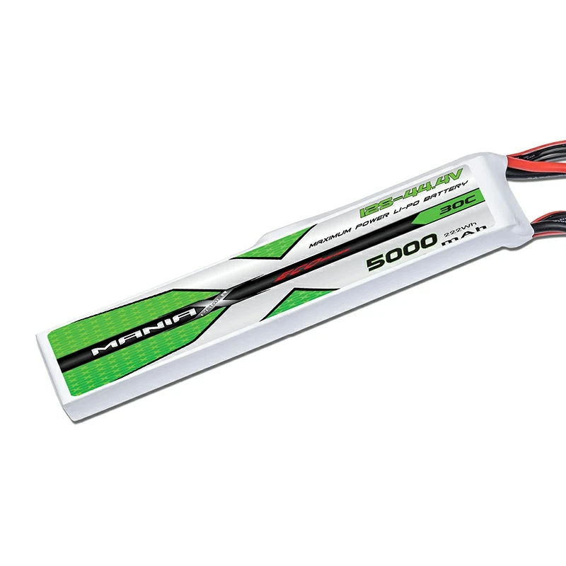 12S-44,4V 5000mAh 30C tyčová Lipo baterie