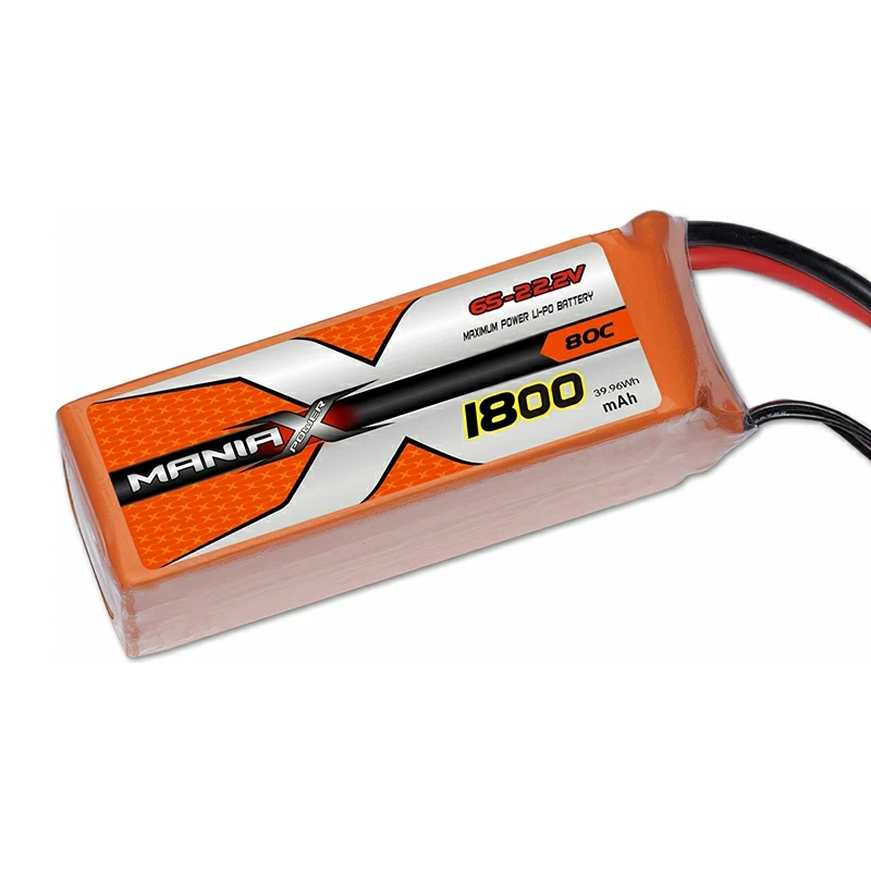 6S-22,2V 1800mAh 80C Lipo baterie